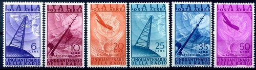 Italia 1947 radio posta - italia,