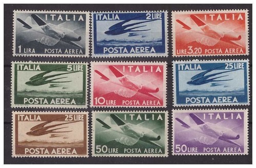 Italia 1945 posta - , aerea