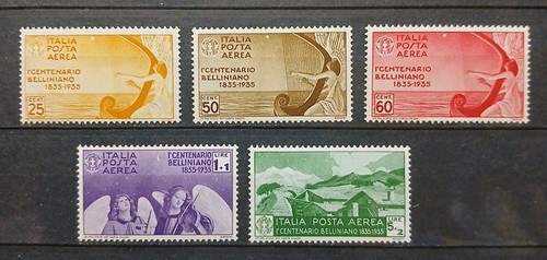 1935 regno francobolli bellini - francobolli,