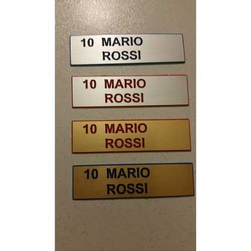 Targhetta citofono incisa - citofono,