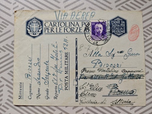 Ww2 cartolina posta militare - ww2,