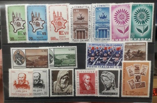 1964 italia francobolli annata - 1964,