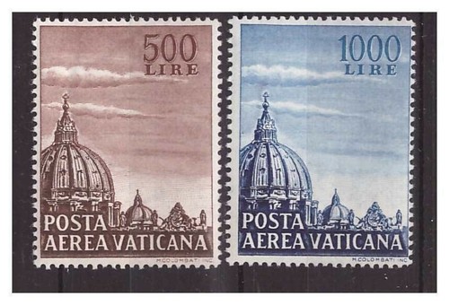 Vaticano 1953 posta aerea - posta,