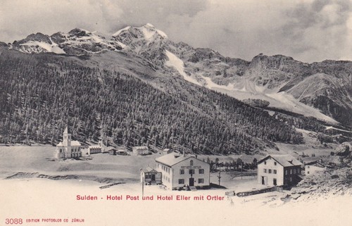 Cartolina bolzano sulden - bolzano, ,sulden