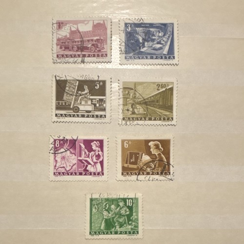 Magyar posta ungheria 1957 - magyar,