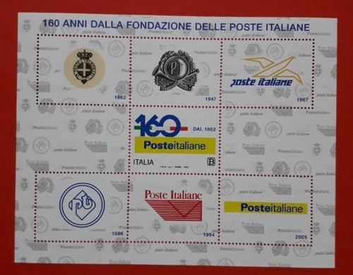 2022 italia foglietto 160 - italia, 160°