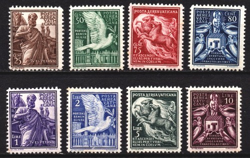 Vaticano 1938 posta aerea - vaticano,
