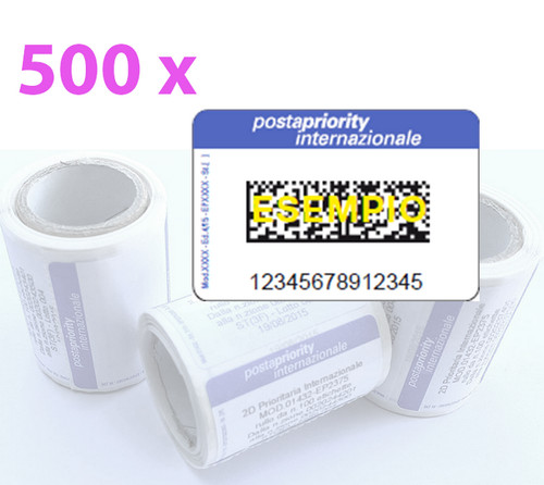 500 etichette adesive posta - etichette,