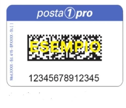 500 etichette adesive posta - posta, 1