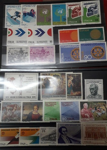 1970 italia francobolli annata - 1970,
