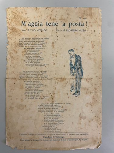 Rarissimo spartito musicale