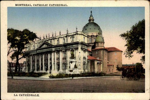 Montreal 1920 cathedrale - ~1920, la