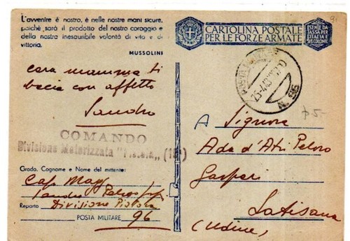 Posta militare per - posta, militare--96-per