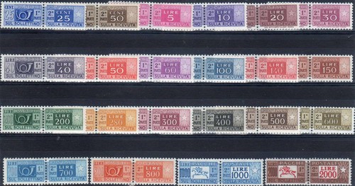 1955 italia repubblica pacchi - italia,