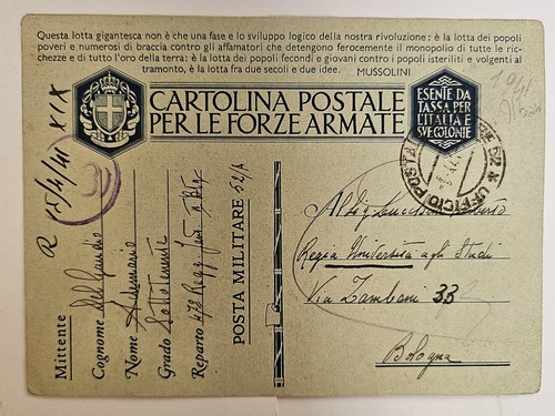Ww2 posta militare - ,
