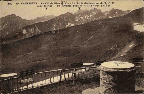 Cartolina cauterets france - cauterets,