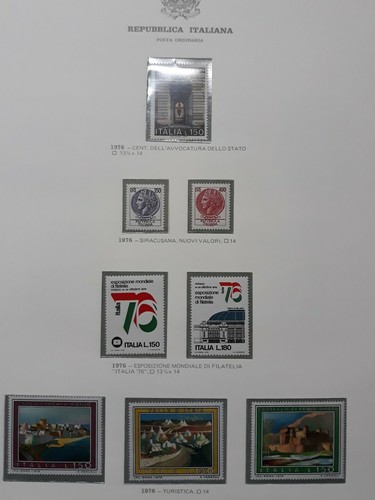 1976 italia francobolli - italia, annata